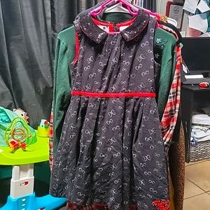 Girls Disney store Rock the dots Minnie dress 7/8